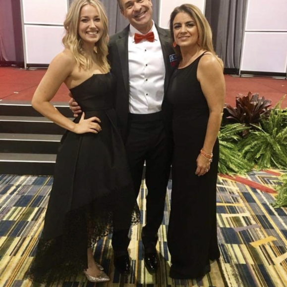 Betsy & Adam Black Evening Gown - Picture 3 of 7